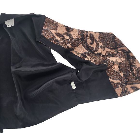 WAH Maker True West Paisley Women’s Vest Arizona Brown Tan XL Polyester - Picture 12 of 14